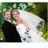F&S Gift Store Oil Custom Portrait. Wedding Custom Portrait. Custom Oil painting. Commission Wedding Painting. Wedding personalized gift. 6 Sizes. Made USA