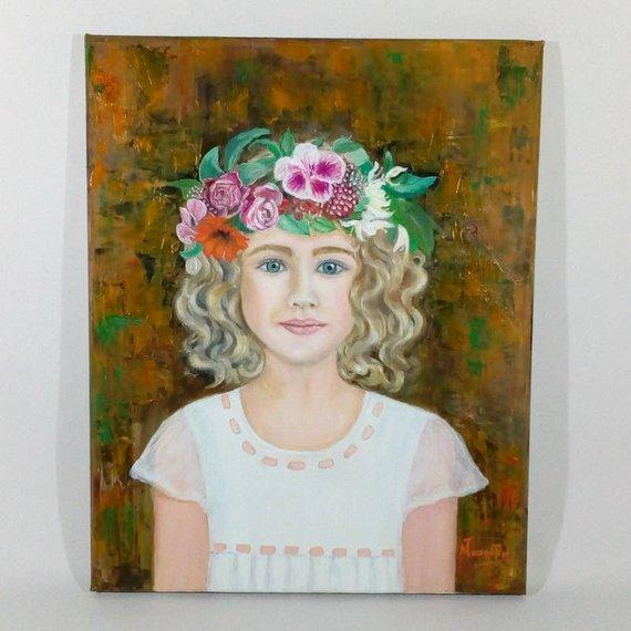 Personalized Oil Painting From Photos, handcraft art on Canvas-Show Case BIJ101954-24