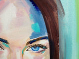 F&S Gift Store Female painting portrait custom Personalized oil portrait Painting from photo Gift for wife Women painting to order Present for girlfriend