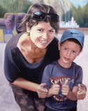 F&S Gift Store CUSTOM PORTRAIT - Custom Painting of Children - Family Portrait