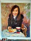 Personalized Oil Painting From Photos, handcraft art on Canvas-Show Case PMJIU100203-48