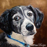 F&S Gift Store Custom 12"x12" Pet Portrait by LaPine Design -Oil Painting on Gallery Wrapped Canvas