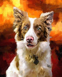 F&S Gift Store Custom pet portrait Pet loss gift Pet portrait artist Custom dog portraits custom oil painting custom pet portraits memorial gifts custom