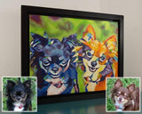 Personalized Oil Painting From Photos, handcraft art on Canvas-Show Case CGN100265-12