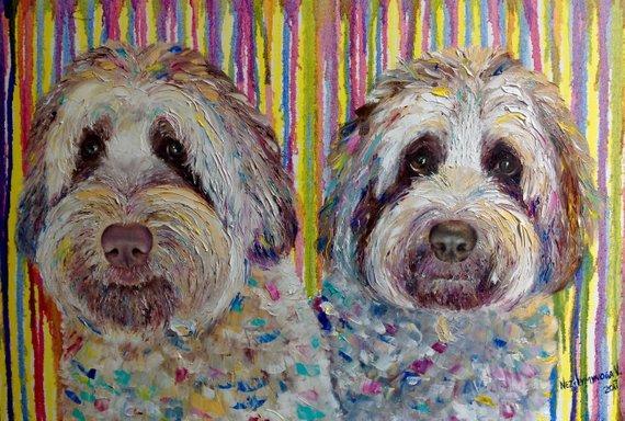 Personalized Oil Painting From Photos, handcraft art on Canvas-Show Case LJE102560-12