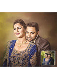 Personalized Oil Painting From Photos, handcraft art on Canvas-Show Case QNK100883-36