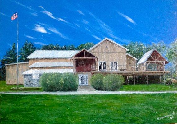 F&S Gift Store House Portrait Painting Customized Oil Painting Custom House Portrait Painting From Photo Custom Painting Your House Family's Home Painting