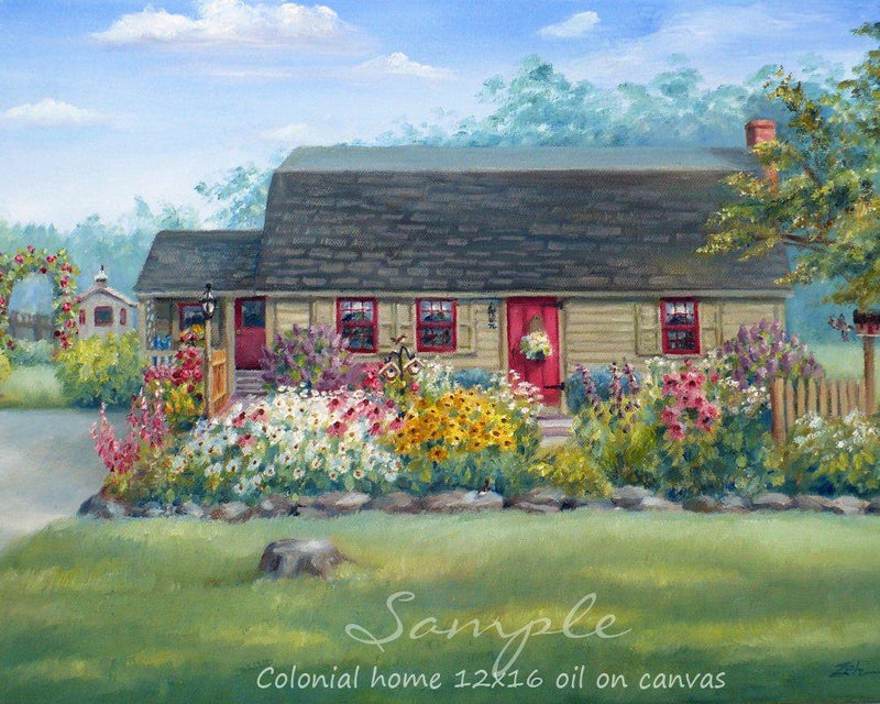 Personalized Oil Painting From Photos, handcraft art on Canvas-Show Case OEN102026-30