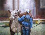 F&S Gift Store Custom Cow Portrait Oil Paintings on Canvas (from photo)