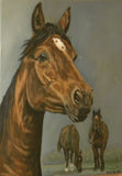 Personalized Oil Painting From Photos, handcraft art on Canvas-Show Case GKF101898-48