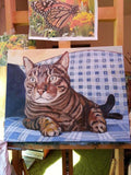 F&S Gift Store Horse portrait, oil painting, animal art, custom paintings, 11"x14" portrait painting, commissioned art, cat portrait, dog portrait, nature