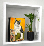 F&S Gift Store Gift idea for doglover pet owner, Pet portrait custom, Original painting for animal hospital customers, pet groomer vet dog sitter boarder