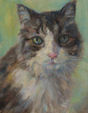 F&S Gift Store Custom Pet Portrait, paint my pet, commission, Memorial Pet Portrait, Christmas, gift for him, Gift for her, Pet Portrait, Pet Painting, cat