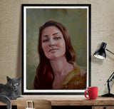 F&S Gift Store Personalized Custom portrait oil painting portrait from photo custom Couple portrait Custom family portrait svetlanamatevosjan wedding gift