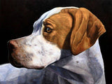 F&S Gift Store Hunting Dog Portrait in oils. Custom Dog portrait from photo. I will capture the character of your much loved dog in a quality oil painting.