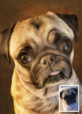 F&S Gift Store Custom Pet Portraits, Custom Dog Portraits, Oil Painting, Custom Portrait, Painting from Photo, Oil Paints, Dog Oil Painting, Oil Painting