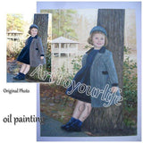 Personalized Oil Painting From Photos, handcraft art on Canvas-Show Case ICH101272-20