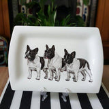 F&S Gift Store Custom pet portrait. dog portrait, cat portrait, oil, acrylic on canvas, porcelain plates, animals by Lana Arkhi