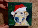 F&S Gift Store Custom dog portrait Oil portrait pet Christmas art gift for mom Dog painting from photo Personalized painting dog Wall art canvas dog