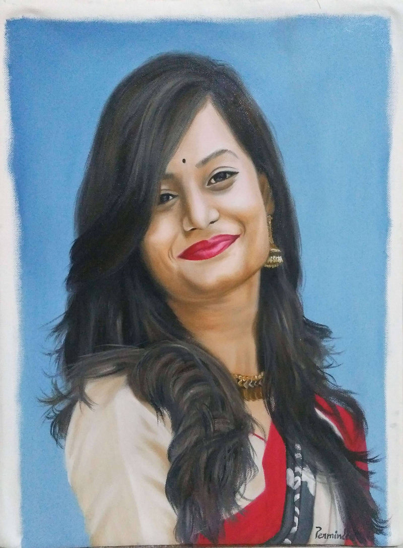 F&S Gift Store Custom Portrait, Birthday Gift, Oil Painting, Photo to Painting, Wedding Gift, Romantic Valentine's Gift for boyfriend/girlfriend
