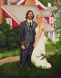 Personalized Oil Painting From Photos, handcraft art on Canvas-Show Case DRI100847-48
