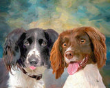 F&S Gift Store Custom Pet Portrait Painting Etsy Dog Portrait Boxer or your dog's breed Portrait from photos custom pet portrait custom dog portrait