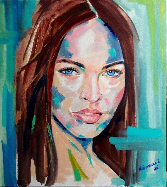 Personalized Oil Painting From Photos, handcraft art on Canvas-Show Case TRS101783-30
