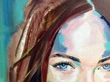F&S Gift Store Female painting portrait custom Personalized oil portrait Painting from photo Gift for wife Women painting to order Present for girlfriend