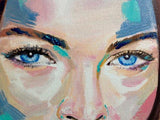 F&S Gift Store Female painting portrait custom Personalized oil portrait Painting from photo Gift for wife Women painting to order Present for girlfriend