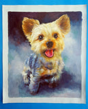 F&S Gift Store photo into oil painting , custom dog oil Painting , dog portrait , pet portrait , Dog Painting Portrait Commission , Personalized Pet Art