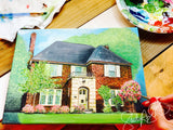F&S Gift Store Custom Home Painting, House Portrait, Home Warming Gift, Closing Gift, Custom House Painting, Commission Oil Portrait, Oil House Painting