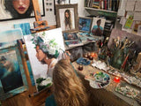 Personalized Oil Painting From Photos, handcraft art on Canvas-Show Case RIO100467-12