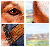F&S Gift Store Custom pet portrait Portrait from photo Gift Dog portrait Dog lover gift Dog painting Dog memorial Dog art Mothers day Idea Gift