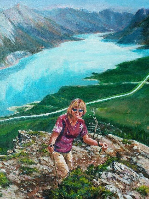 Personalized Oil Painting From Photos, handcraft art on Canvas-Show Case BMJ102419-12