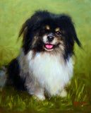 F&S Gift Store Custom Dog portrait oil painting. Pet portrait. Original oil painting. Commission painting. Christmas Gift for anyone Home decor
