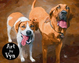 Personalized Oil Painting From Photos, handcraft art on Canvas-Show Case GCF102138-72