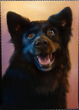 F&S Gift Store CUSTOM Dog Portrait Oil Painting, Puppy Pet Portrait Drawing on Canvas or Panel all sizes cute realistic style
