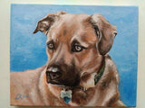 F&S Gift Store Dog painting custom oil painting canvas custom Pet portrait painting custom dog portrait custom Pet painting Dog lover gift Christmas gift