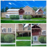 F&S Gift Store House Portrait Painting Customized Oil Painting Custom House Portrait Painting From Photo Custom Painting Your House Family's Home Painting