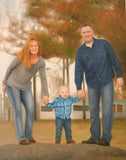 F&S Gift Store Custom portrait-custom family portrait-oil painting-custom oil portrait painting-painting from photo-childrens portrait-personalized ETSY