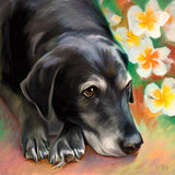 F&S Gift Store CUSTOM DOG Portrait from your Photo, Digital Art or Oil Painting on Canvas (Christmas Present Gift ) Custom Pet Portraits, Cats
