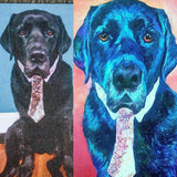 Personalized Oil Painting From Photos, handcraft art on Canvas-Show Case AAF101808-36