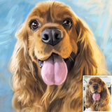 Personalized Oil Painting From Photos, handcraft art on Canvas-Show Case KRA101104-48