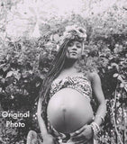 F&S Gift Store Custom Pregnancy Portrait Oil Painting on Canvas (from photo)