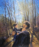 Personalized Oil Painting From Photos, handcraft art on Canvas-Show Case HOR100751-12