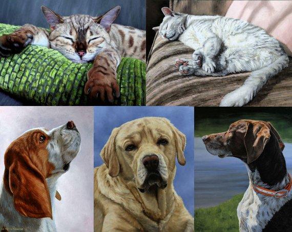 Personalized Oil Painting From Photos, handcraft art on Canvas-Show Case QEH102303-48