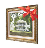 F&S Gift Store Home Portraits - Custom Fine Art House Oil Painting Portrait on Canvas Housewarming Gift