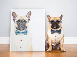 F&S Gift Store CUSTOM dog painting, custom dog portrait, pet painting, pet portrait, custom pet painting, pet painting personalized, dog painting custom