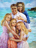 F&S Gift Store Impressionist Portrait Art From Photo, photo into oil painting,custom portrait oil Painting Portrait Commission, Personalized Art