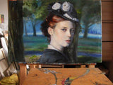 F&S Gift Store Portrait painting, Custom portrait painting from photo, Commission painting, Wife gift, Commission portrait, Custom oil on canvas